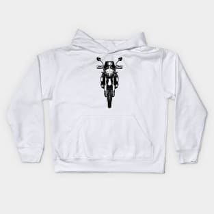 1290 Super Adventure Bike Black and White Color Kids Hoodie